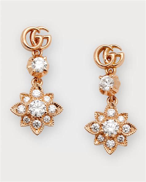 gucci flora earrings|small gucci earrings.